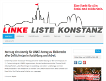 Tablet Screenshot of linke-liste-konstanz.com